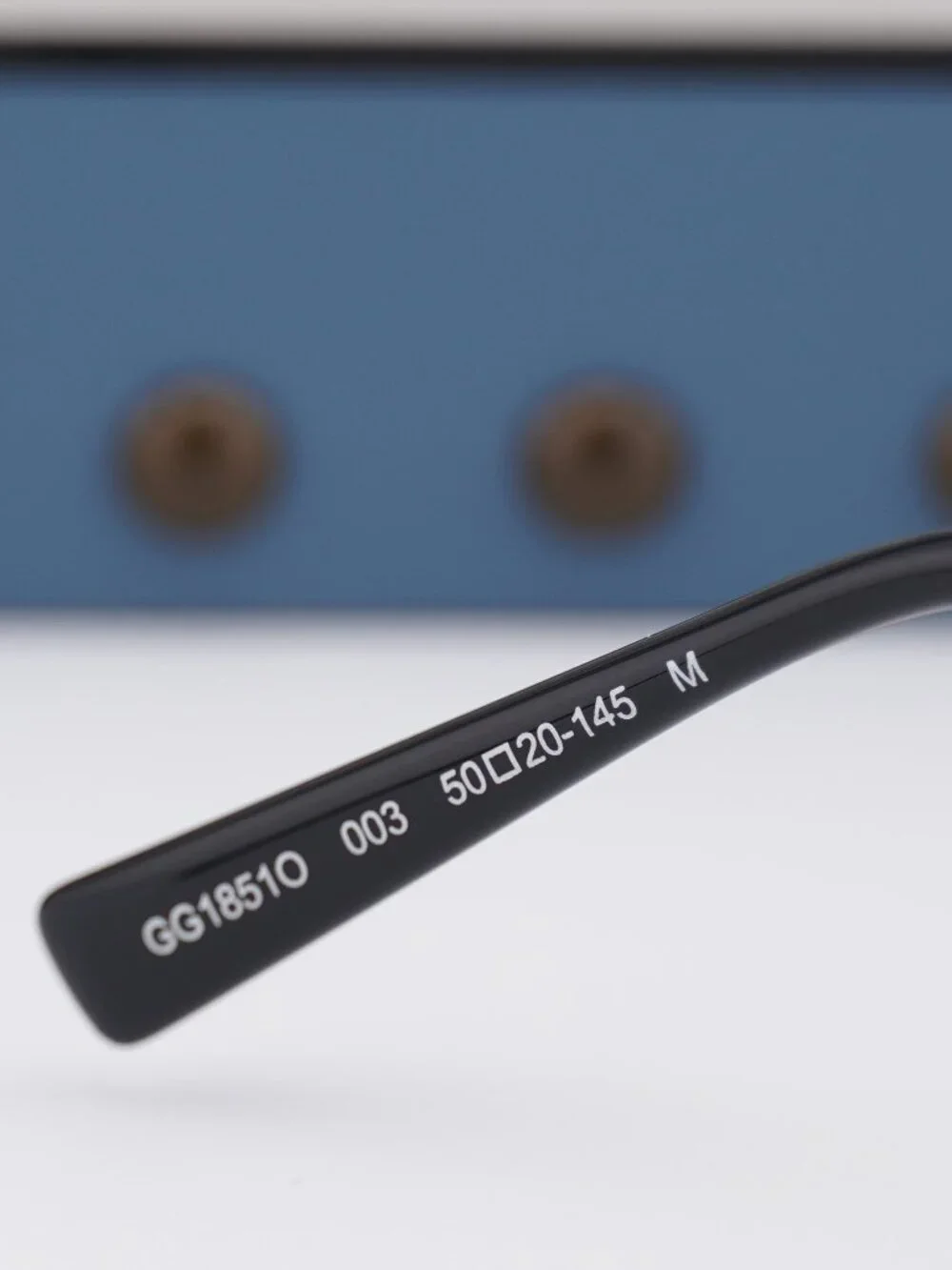 Gucci GG1851O 003 Square Eyeglasses 50mm - Grey / Silver